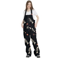 Women s Front Zip Ski And Snowboard Bib Pants 