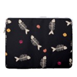 Pattern Design Seamless Fishbone 15  Vertical Laptop Sleeve Case With Pocket