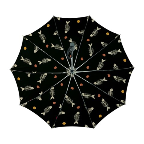 Pattern Design Seamless Fishbone Automatic Folding Umbrella with Case (Large) from ArtsNow.com