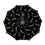 Pattern Design Seamless Fishbone Automatic Folding Umbrella with Case (Large)