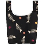 Pattern Design Seamless Fishbone Foldable Shopping Bag