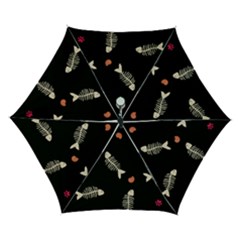 Pattern Design Seamless Fishbone Automatic Folding Umbrella with Case (Small) from ArtsNow.com