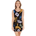 Pattern Design Seamless Texture Bodycon Dress