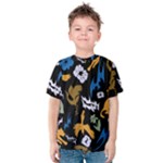 Pattern Design Seamless Texture Kids  Cotton T-Shirt