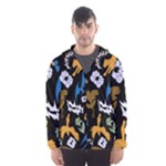 Pattern Design Seamless Texture Men s Hooded Windbreaker