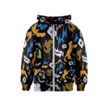 Pattern Design Seamless Texture Kids  Zipper Hoodie