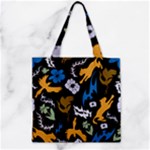 Pattern Design Seamless Texture Zipper Grocery Tote Bag