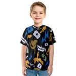 Pattern Design Seamless Texture Kids  Sport Mesh T-Shirt