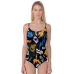 Pattern Design Seamless Texture Camisole Leotard 
