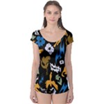 Pattern Design Seamless Texture Boyleg Leotard 