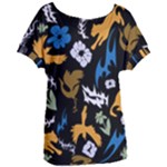 Pattern Design Seamless Texture Women s Oversized T-Shirt