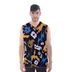 Pattern Design Seamless Texture Men s Basketball Tank Top