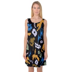 Sleeveless Satin Nightdress 