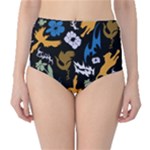 Pattern Design Seamless Texture Classic High-Waist Bikini Bottoms