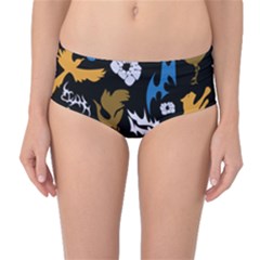 Mid-Waist Bikini Bottoms 