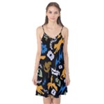 Pattern Design Seamless Texture Camis Nightgown 