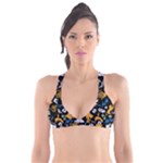 Pattern Design Seamless Texture Plunge Bikini Top