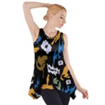 Pattern Design Seamless Texture Side Drop Tank Tunic