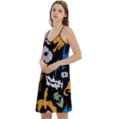 Mini Camis Dress With Pockets 