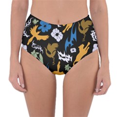 Reversible High-Waist Bikini Bottoms 