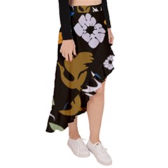 Asymmetrical Ruffle Hem Skirt  