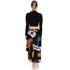 Asymmetrical Ruffle Hem Skirt  