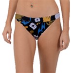 Pattern Design Seamless Texture Band Bikini Bottoms