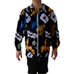 Pattern Design Seamless Texture Kids  Hooded Windbreaker
