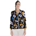 Pattern Design Seamless Texture Women s Windbreaker