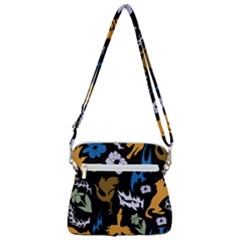 Zipper Messenger Bag 