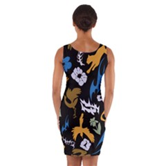 Wrap Front Bodycon Dress 