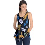 Pattern Design Seamless Texture Sleeveless Tunic