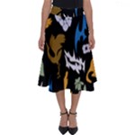 Pattern Design Seamless Texture Perfect Length Midi Skirt