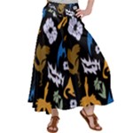Pattern Design Seamless Texture Women s Satin Palazzo Pants