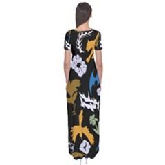 Short Sleeve Maxi Dress 