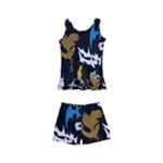 Pattern Design Seamless Texture Kids  Boyleg Swimsuit