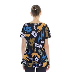 Skirt Hem Sports Top 
