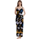 Spaghetti Top Long Pants Satin Pajamas Set 