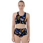 Pattern Design Seamless Texture Racer Back Bikini Set