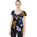Pattern Design Seamless Texture Lace Front Dolly Top