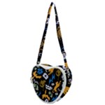 Pattern Design Seamless Texture Heart Shoulder Bag