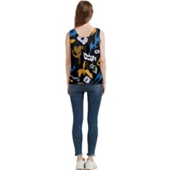 Women s V-Neck Sleeveless Satin Top 