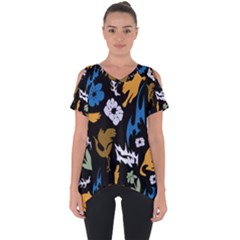 Cut Out Side Drop T-Shirt 