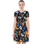 Pattern Design Seamless Texture Adorable in Chiffon Dress