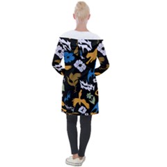 Longline Hooded Cardigan 