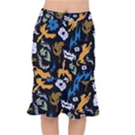 Pattern Design Seamless Texture Short Mermaid Skirt