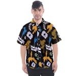 Pattern Design Seamless Texture Men s Short Sleeve Shirt