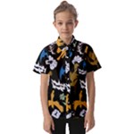 Pattern Design Seamless Texture Kids  Short Sleeve Shirt