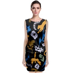 Sleeveless Velvet Midi Dress 
