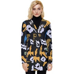 Button Up Hooded Coat  
